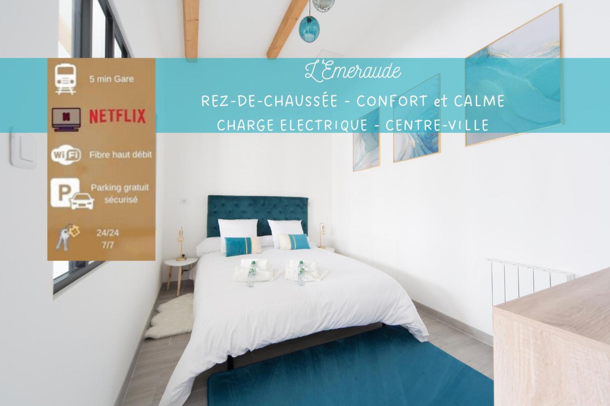 L'Emeraude Rez-De-Chaussee - Parking Prive -Zapart'Hotels Malesherbes Exterior photo